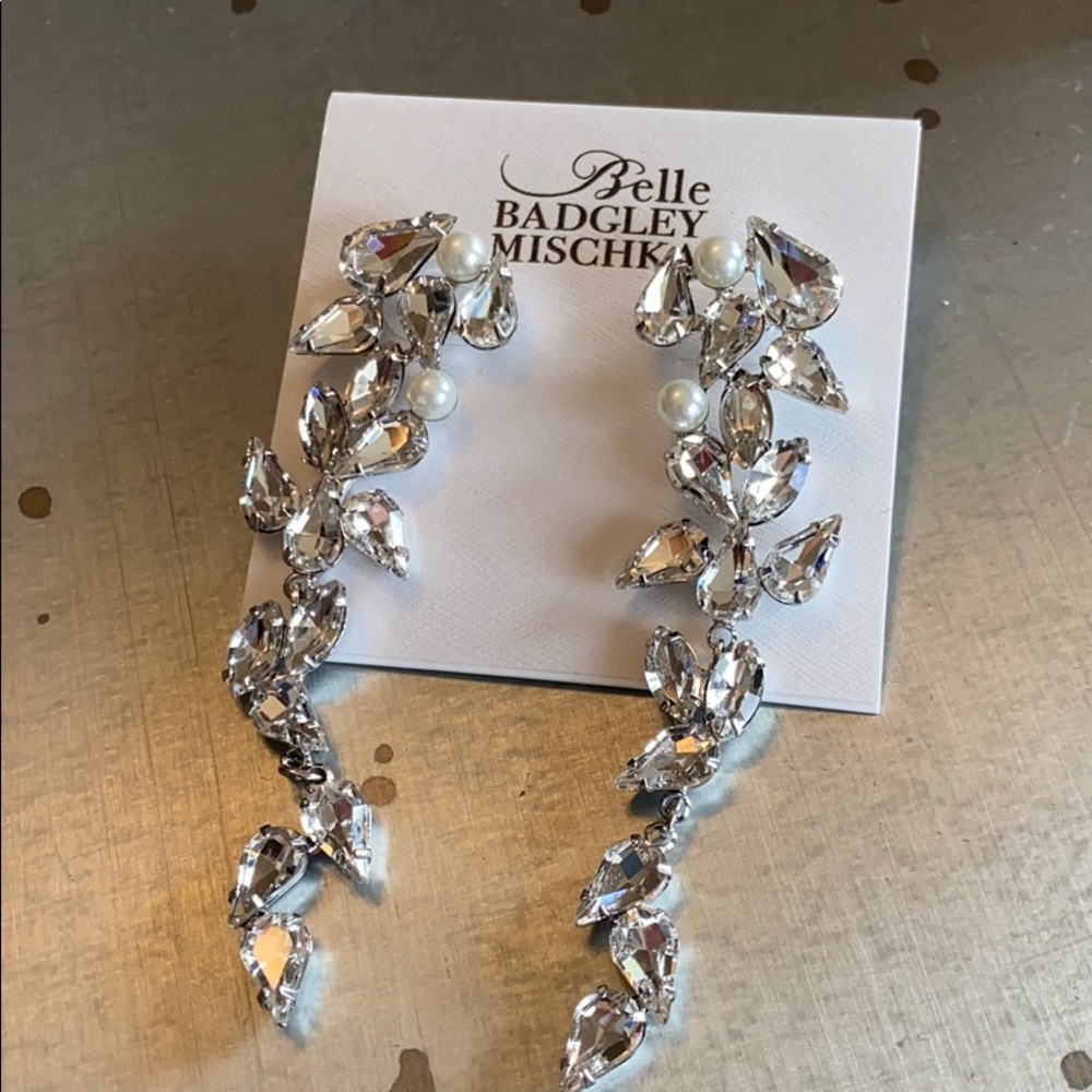 Bridal earrings.